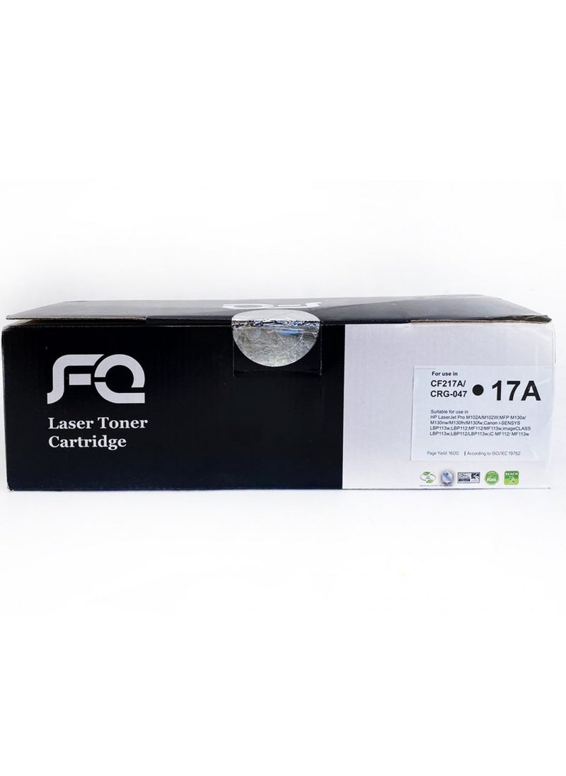 أف كيو - حبر ليزر FQ متوافق مع CF217A 17A أسود - Image 1