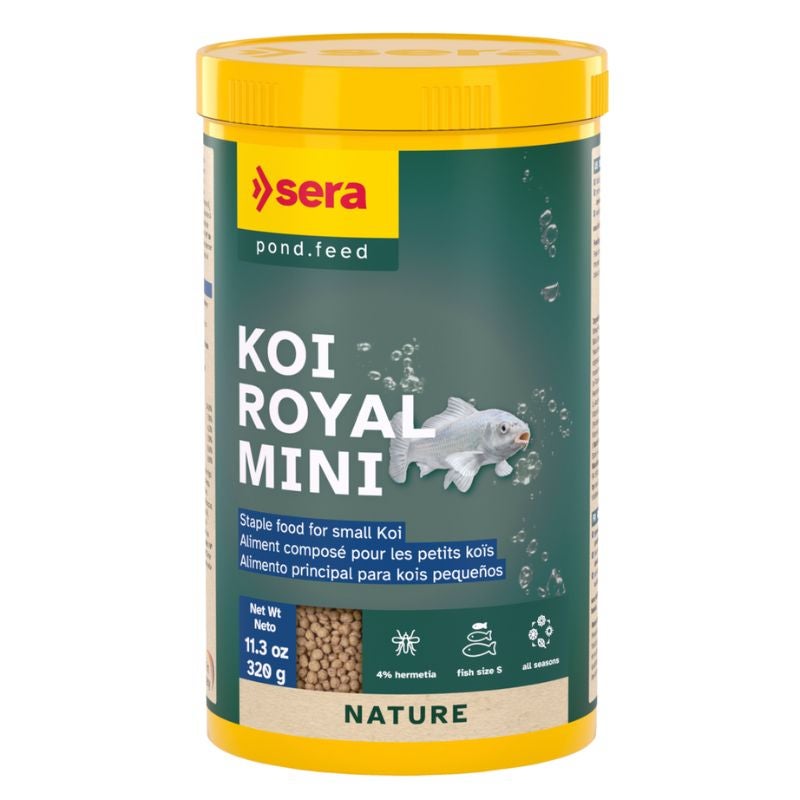Sera Royal Mini Staple Food Pellets for Small Koi Fish , 320 gr