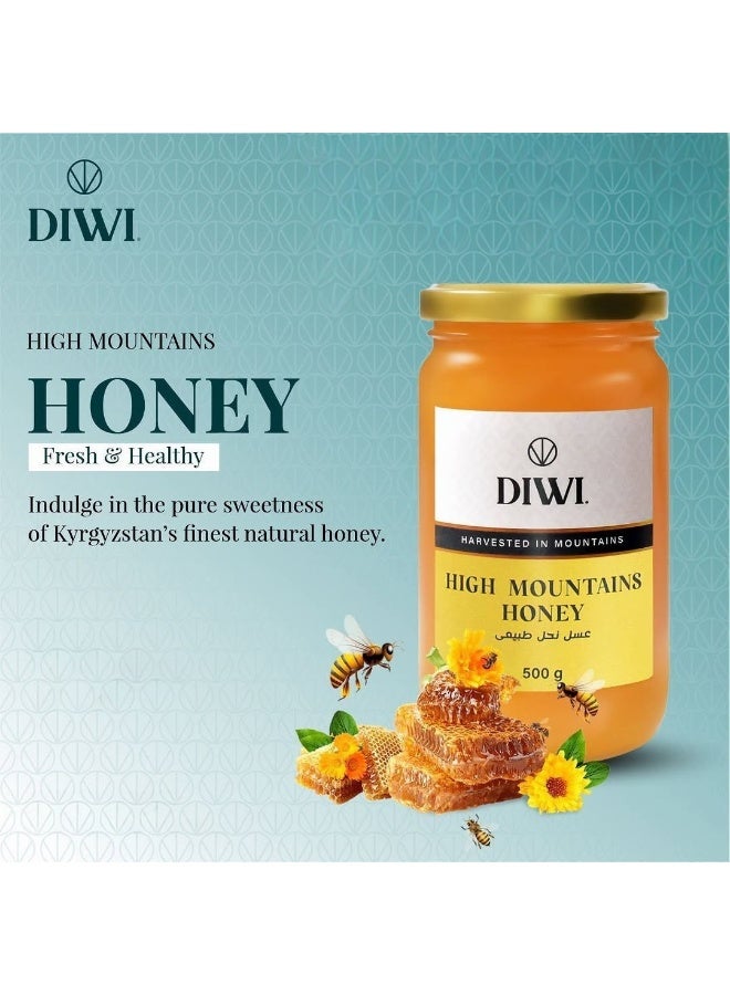DIWI High Mountains Honey 500g - Image 2