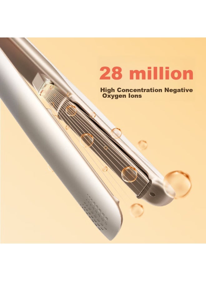 Lena Hair Straightener And Curling Iron, Dual-use For Straight And Curly Hair, Negative Ion Anti-frizz Straightening Tool For Women, Electric Straightener And Curling Iron For Women, Upgraded Model Ln-508c - Image 2