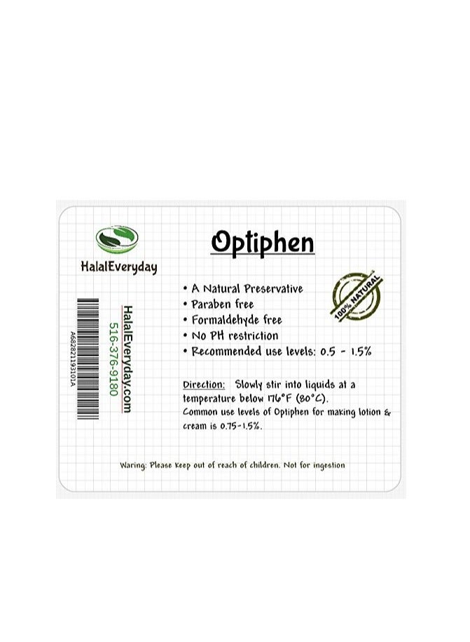 Oil Soluble Natural Preservative (Optiphen) - 4 Oz - Broad Spectrum- Paraben-Free - Formaldehyde Free - Great for Making soap, Lotion, Cream, Lip Balm etc.