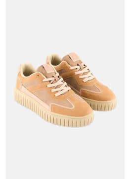 RBX Women Lace Up Outdoor Shoes, Tan  - Image 1