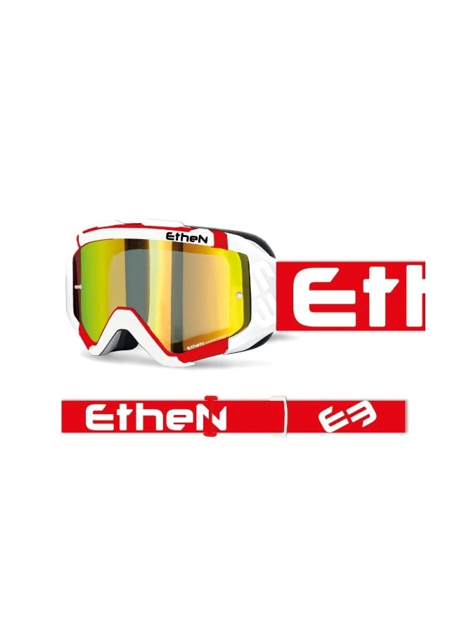 ARES GOGGLE RED/GOLD MIRROR LENS