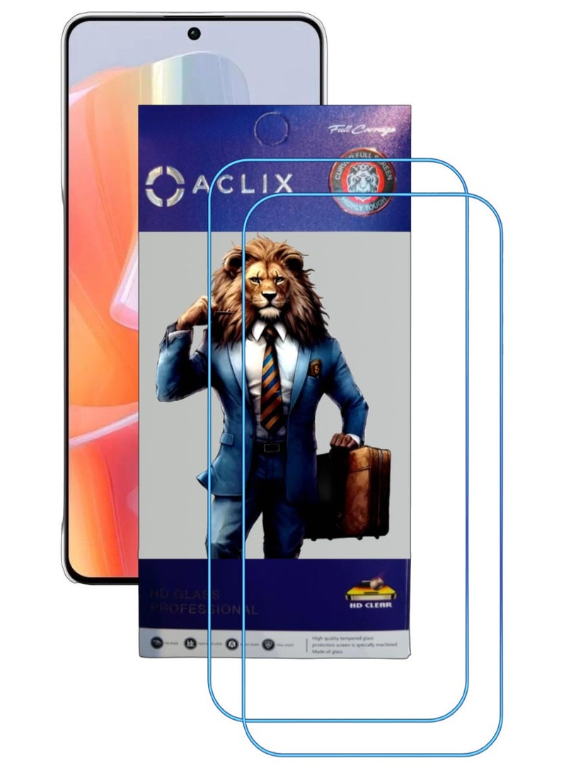 ACLIX 2 Pieces Antistatic ESD Dustproof Premium Quality High Definition Clear Tempered Glass Screen Protector Designed For Xiaomi Redmi Note 13  Pro - Image 1