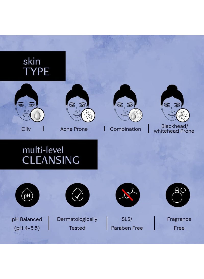 Deconstruct Salicylic Acid Oil Control Face Wash | 0.5% Salicylic Acid + 1% Niacinamide | For Oily, Acne & Pimple Prone Skin | Acne Reducing Face Wash | Oil Control | 100ml  - Image 5