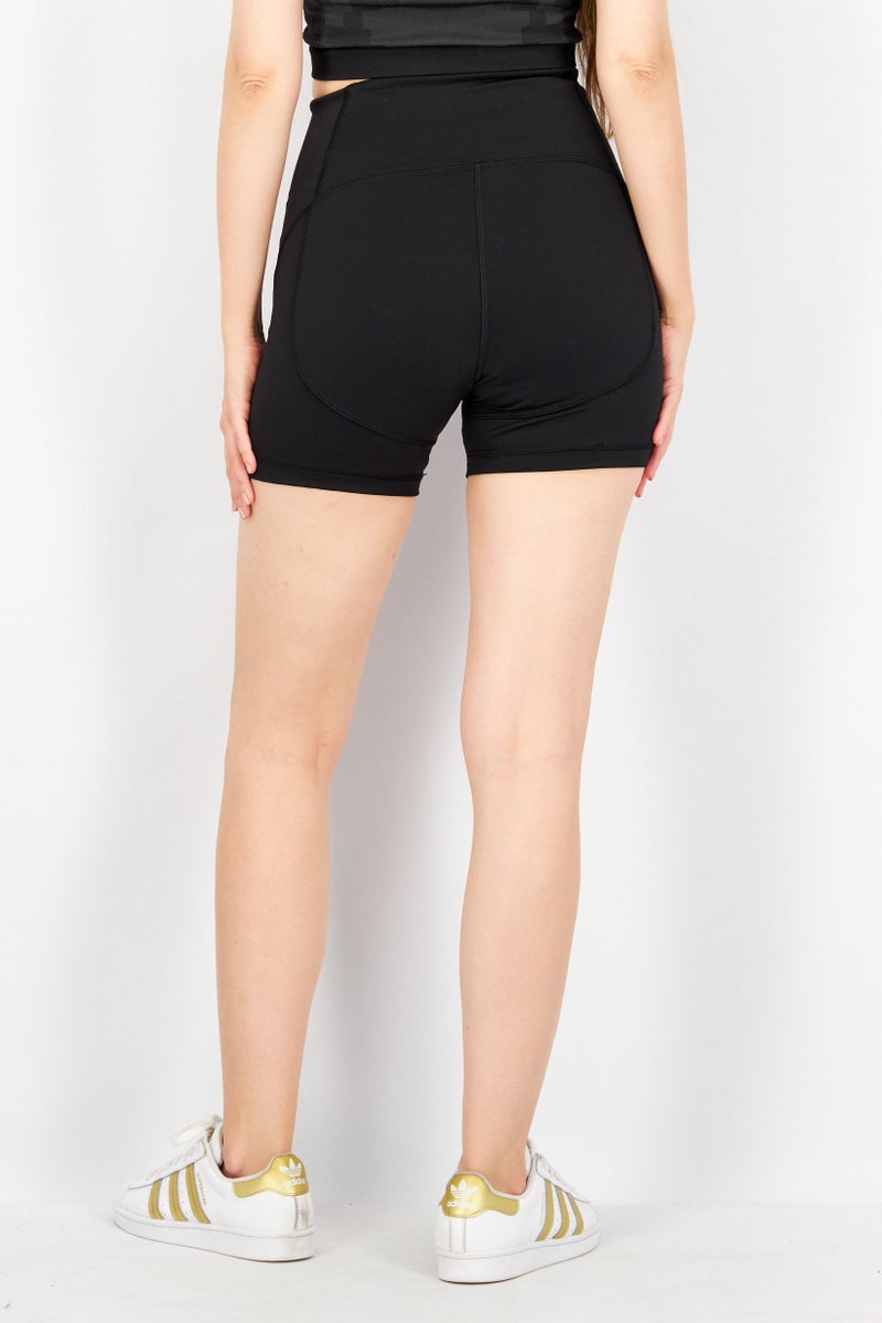 Adidas Women Sportswear Fit Training Shorts, Black - Image 4