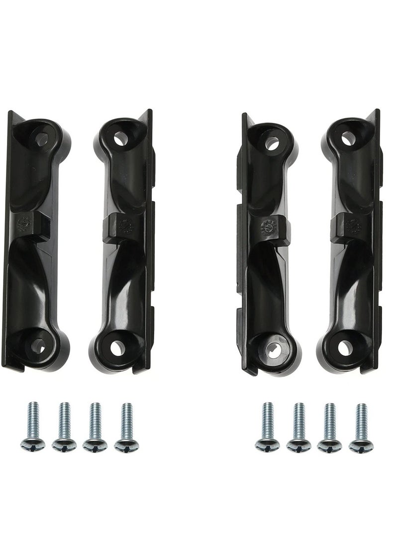 Excefore 4 PCS Black CPU Fan, AM4 Backplane Back Durable CPU Heatsink Bracket, CPU Fan Support Bracket for AM4  - Image 1