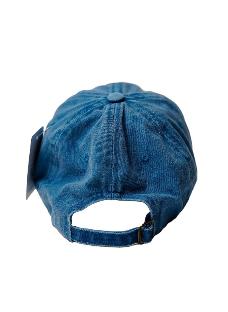 Dubshi Dubai Cap with Embroidery Dark Blue - Image 2