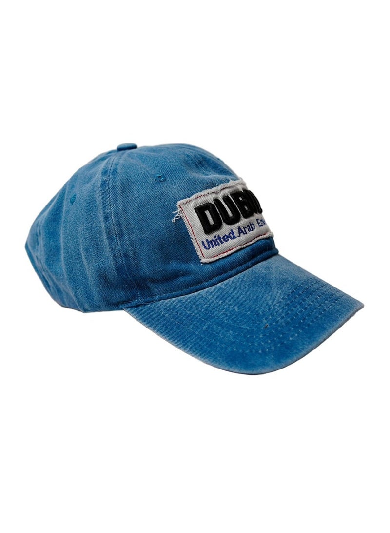 Dubshi Dubai Cap with Embroidery Dark Blue - Image 4