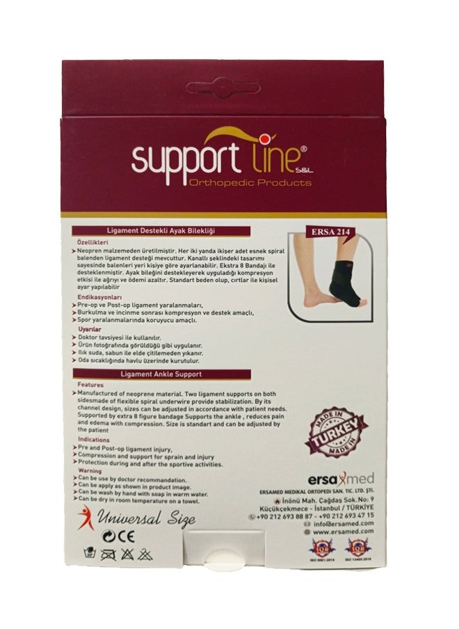 SupportLine Orthopedic Ligament Ankle Support: Universal Fit for Comprehensive Stability  - Image 4