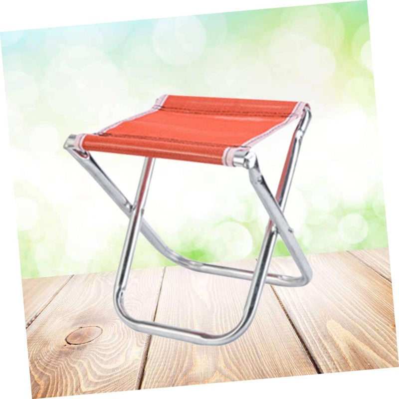 Collapsible Portable Folding Stool for Camping Fishing Travel and Beach Chair Black - Image 3