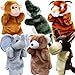 RIY Hand Puppets for Kids  Forest Friend Animals Educational Puppet Set of 6Bear Elephant Wolf Tiger Monkey Crocodile - Image 4