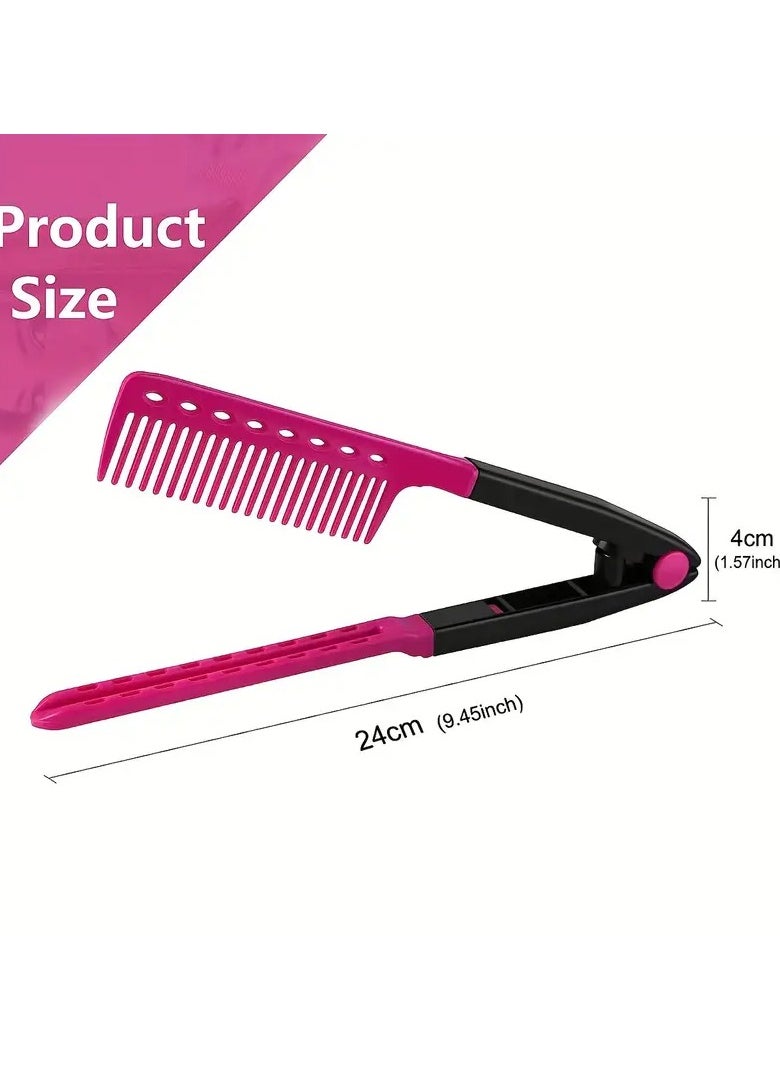 Goolsky V-clip Straight Hair Comb, Clip Comb, Organize and Trim Hair, Hair Styling Comb, Plastic Detangle Hair Styling Comb ﻿  - Image 4