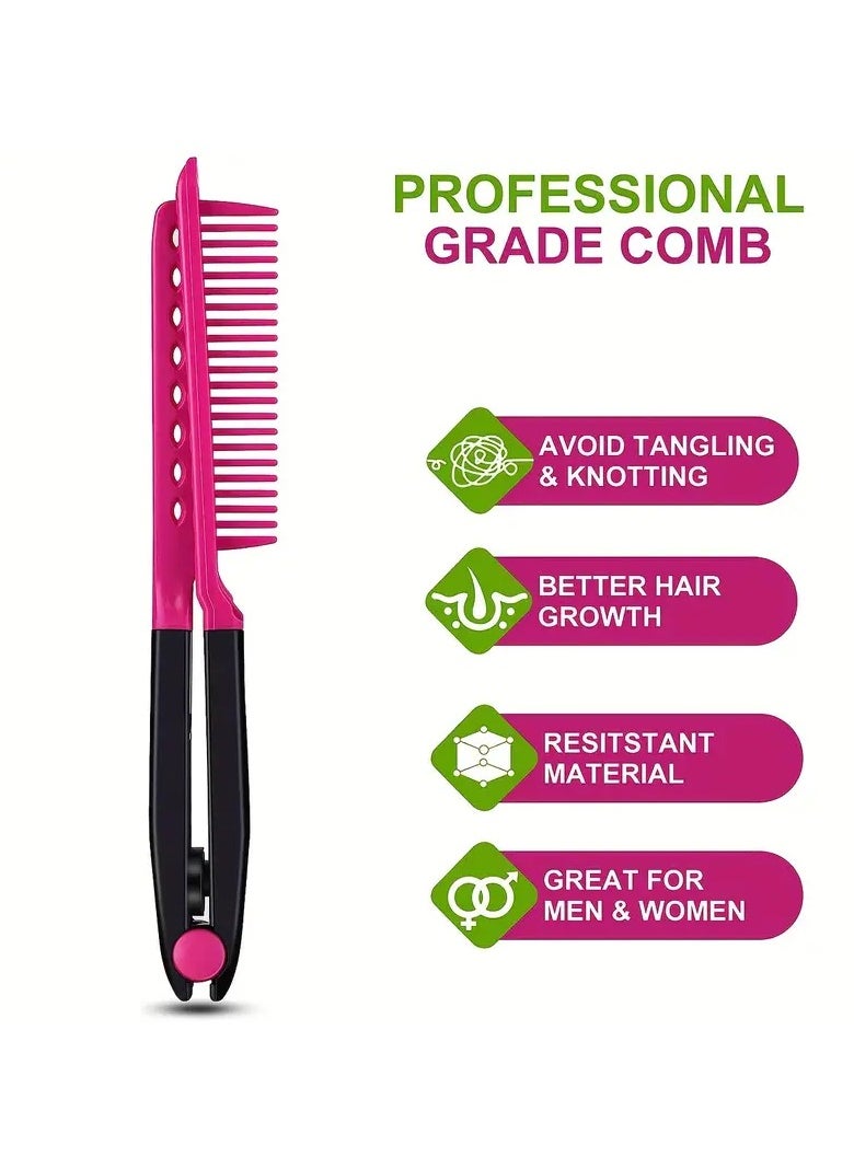 Goolsky V-clip Straight Hair Comb, Clip Comb, Organize and Trim Hair, Hair Styling Comb, Plastic Detangle Hair Styling Comb ﻿  - Image 3
