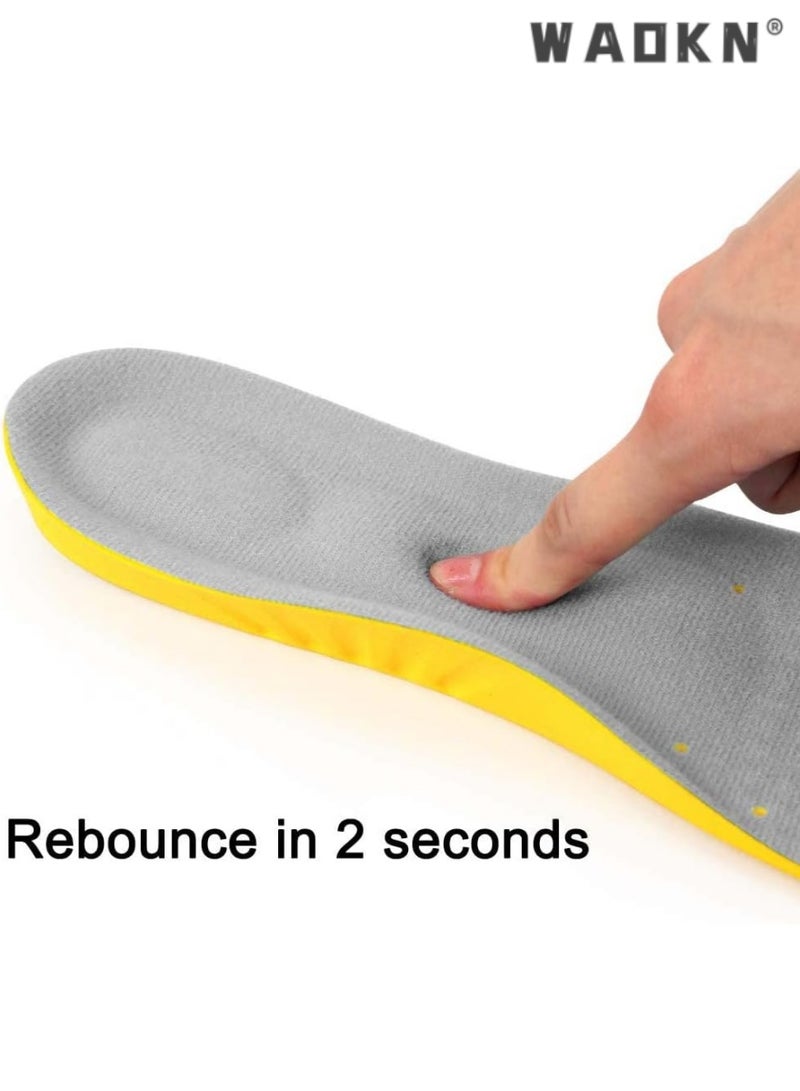 دبليو أيه أو كي أن تنفس مريح الذاكرة الإسفنج النعال ، بو المواد الصديقة للبيئة النعال الرياضية ، قوية امتصاص الصدمات ، والعرف قوس القدم الدعم الأفقي ( مناسبة للرجال 38-41 ، السيدات 37-41 ) - Image 2