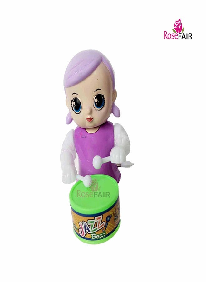 ROSEFAIR Key Operated Cute Drummer Pet Toys with Dancing Action for Kids Toys Sound Toys (Pack of 2) (Melon-Green-D4) - Image 3