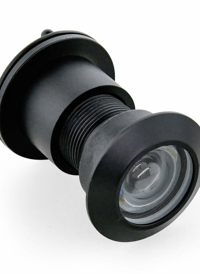 Earl Diamond 220 Degree Large Door Viewer Security Peek Peephole for Home Office Hotel Heavy Duty Rotating Brass Cover (Modern Black) - Image 4