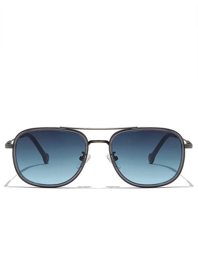 30Sundays 30Sundays NOSTALGIA,Men Sunglasses, Rectangle Sunglasses, UV Protection: UV400 (Gray,Blue)