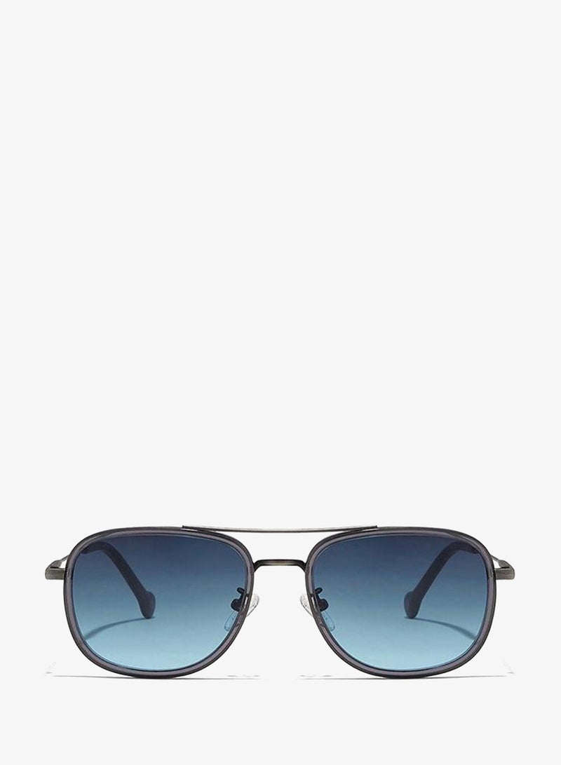 30Sundays NOSTALGIA,Men Sunglasses, Rectangle Sunglasses, UV Protection: UV400 (Gray,Blue) - Image 2