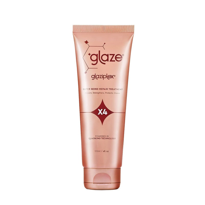 glaze Glaziplex Bond Repair Hair Treatment â€“ 4-in-1 Bonding Formula â€“ Deep Conditioning mask for Damaged Hair â€“ Strengthens & Protects in Just 4 minutes - 4oz/120ml - Image 1