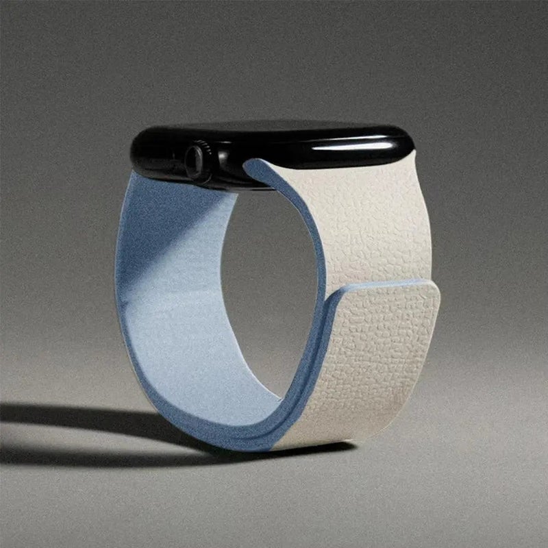 حزام مغناطيسي بتصميم سوار لساعة آبل (40–49مم)، متوافق مع سلسلة iWatch وUltra 2/3 - Image 1