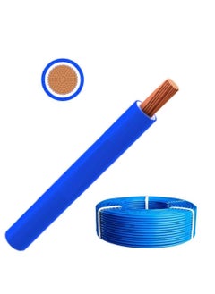 RR 4.0mm Single Core Wire-100 Yards-Blue
