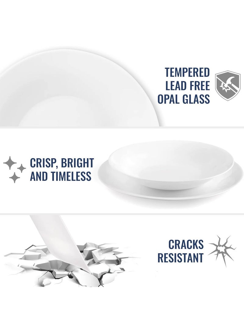 Bormioli Rocco White Moon 18 Pcs Dinner Set - Image 4