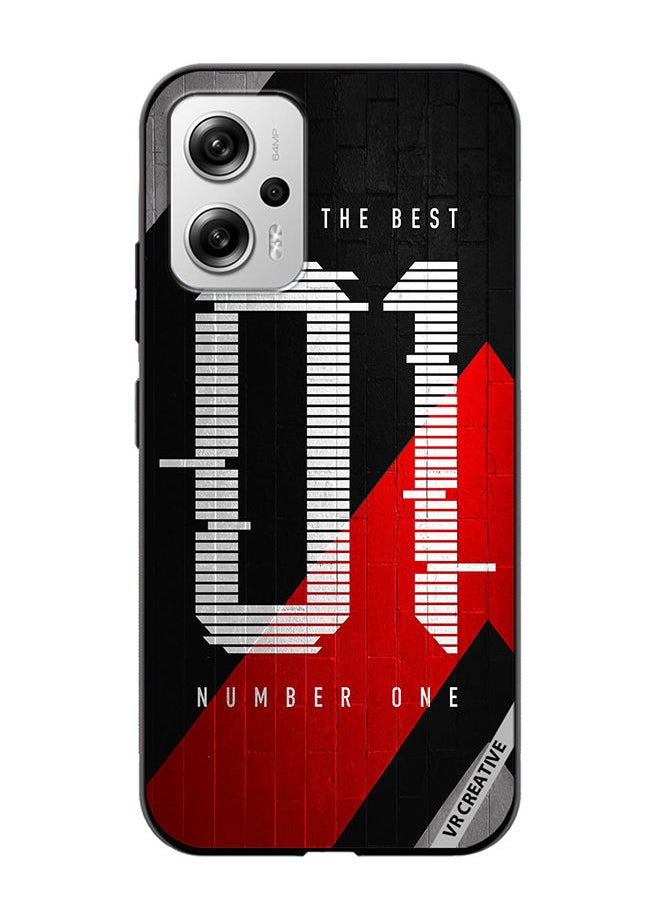 VR CREATIVE Protective Case Cover For Xiaomi Redmi Note 11T Pro Number One Design Multicolour 