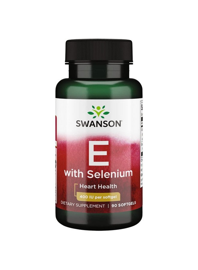 SWANSON سوانسون فيتامين E وسيلينيوم 90 كبسولة - Image 1