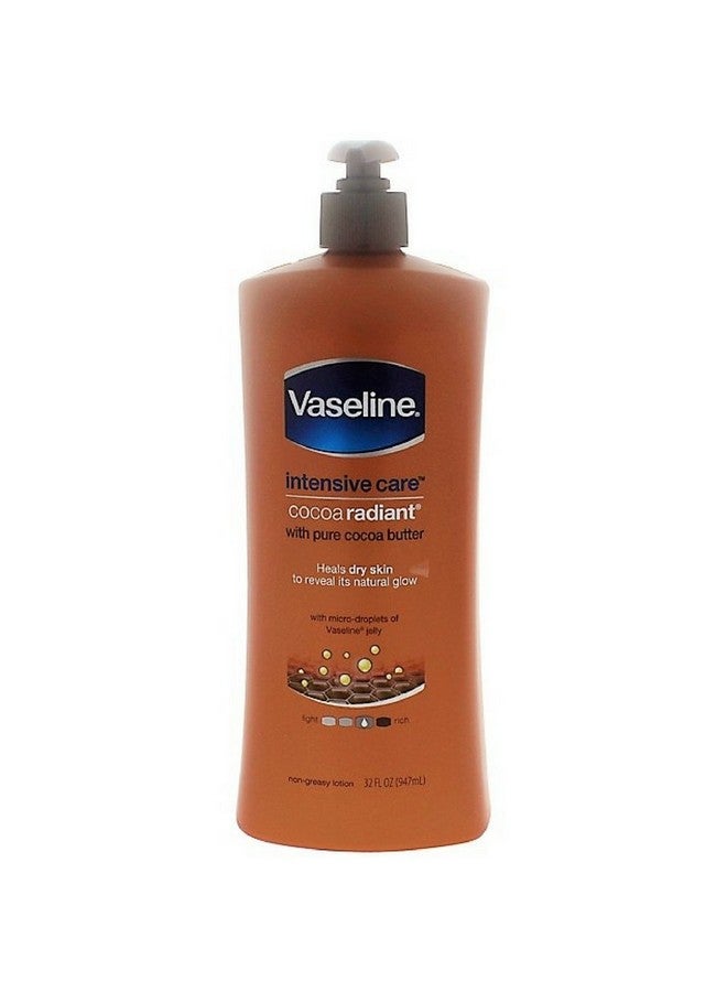 Vaseline Intensive Care Cocoa Radiant Lotion 32 Oz (Pack Of 2)