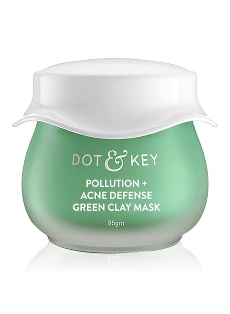 دوت آند كي قناع الطين الأخضر من دوت آند كي لعلاج التلوث وحب الشباب، 85 جم - Image 1