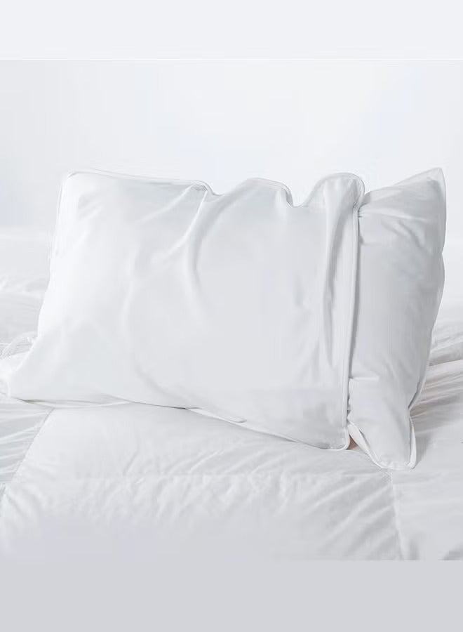 Asraar 1 Pieces | Microfiber Cushion Filler - White - 50x30 cm - Image 3