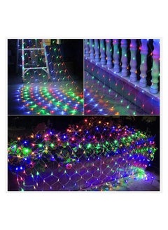 Generic Multicolor  Light LED Net Curtain String Light 320 LED  - Image 2