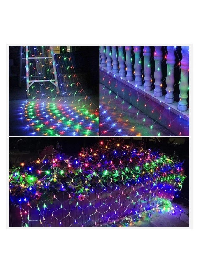 Generic - Multicolor  Light LED Net Curtain String Light 320 LED - Image 1