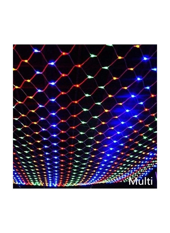 Generic - Multicolor  Light LED Net Curtain String Light 320 LED - Image 1