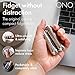 ONO Roller Handheld Fidget Toy for Adults Help Relieve Stress Anxiety Tension Promotes Focus Clarity Compact Portable Design Natural Junior Size Stainless Steel - Image 4