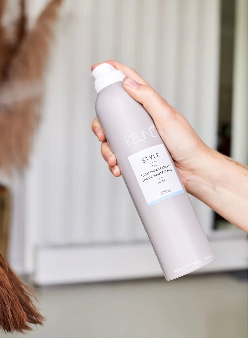Keune Style Fix - High Impact Hair spray For Strong Hold - Finish N106 - 300ML - Image 4