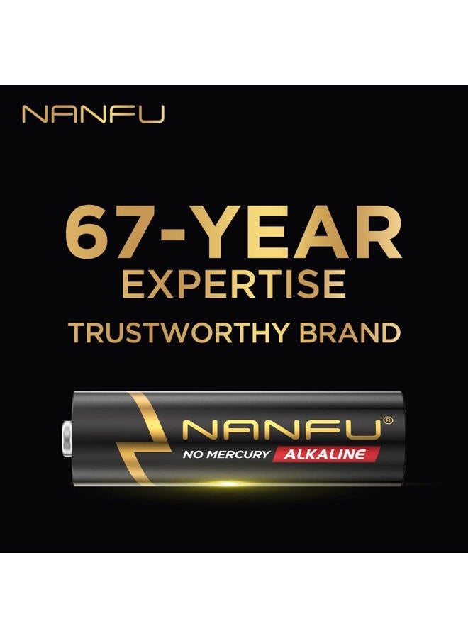 Nanfu Long Lasting AA 48 Batteries Premium LR6 Alkaline Battery 1.5v Batteries for Clocks Remotes Games Controllers Toys Electronic Device - Image 5