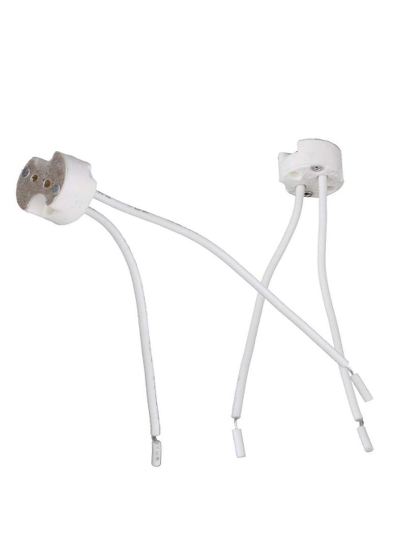 SVDK SVDK MR16 G4 Base Ceramic Socket Lamp Holder LED Bulb Adapter Pack of 10  - Image 3