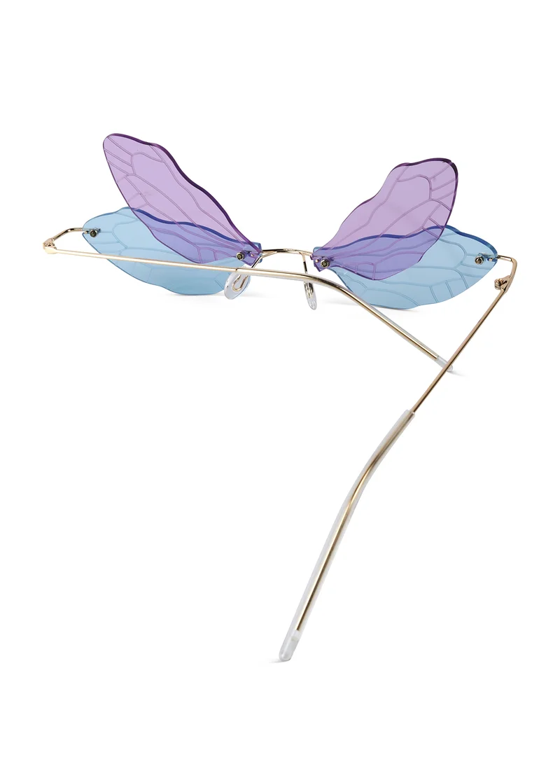 Woggles Red Pappy Zanthe Blue Butterfly Sunglasses