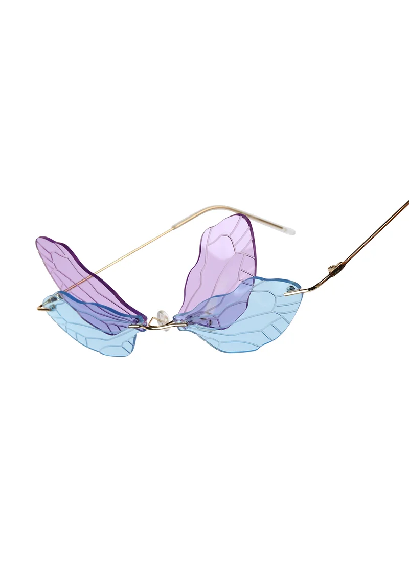Woggles Red Pappy Zanthe Blue Butterfly Sunglasses