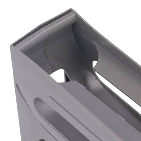 MISTYCDEP Automatic RollDown Refrigerator 4 Tier Egg Rolling Dispenser Holds up to 30 eggs Holder for Fridge Storage Grey GRAY - Image 4