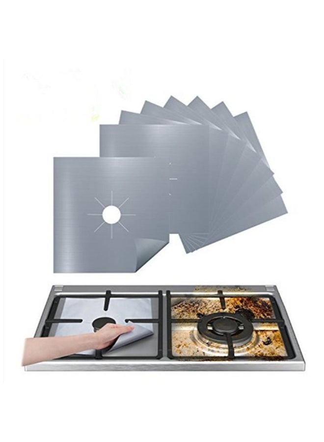 Set of 4 Stove Guard Covers for Gas Stovetop Burners - Kitchen Accessories Mat Cooker Shield - Image 5