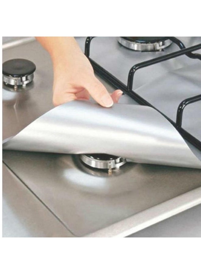 Set of 4 Stove Guard Covers for Gas Stovetop Burners - Kitchen Accessories Mat Cooker Shield - Image 4