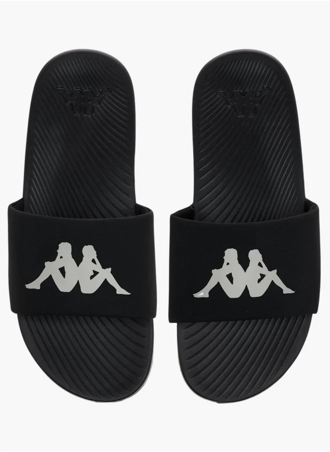 كابا Men's Logo Print Slip-On Slides