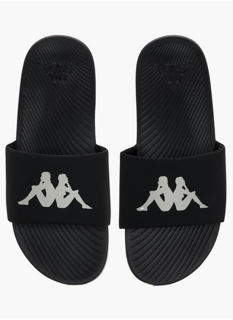 Men's Logo Print Slip-On Slides