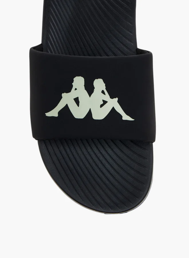 Kappa Men's Logo Print Slip-On Slides