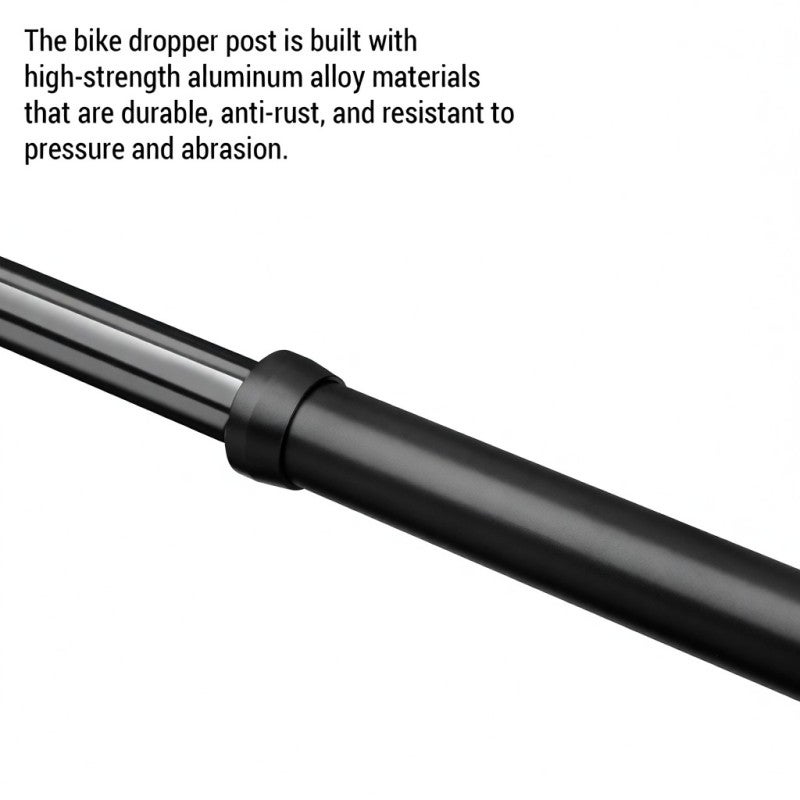 MEROCA Bike Dropper Post 30.8X400Mm: Hydraulic Lock Precise Stopping, High-Strength Aluminum Alloy Anti-Rust, Sealing Ring Protection - Easy Operation Adjustable Seat, For Mountain Bike Riding & Off-Road Cyc - Image 4
