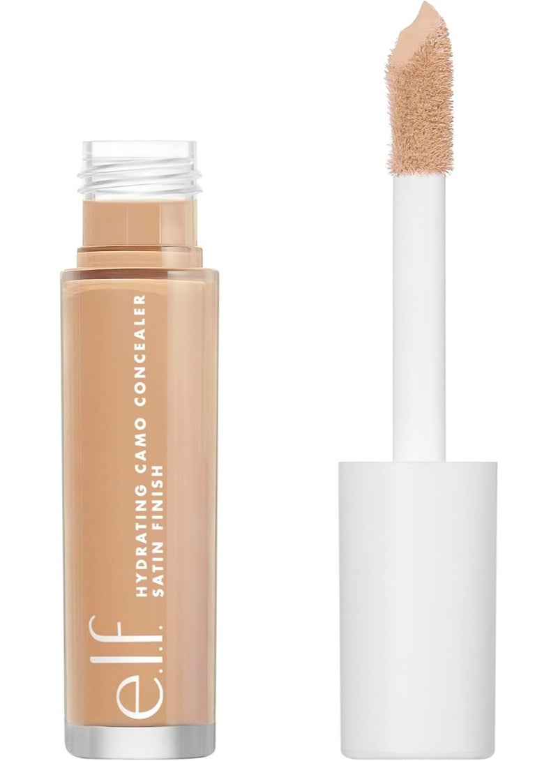 إلف كونسيلر مرطب مموه، خفيف الوزن، تغطية كاملة، يدوم طويلاً، يخفي العيوب، يغطي، لمسة نهائية ساتانية (ذهبي متوسط) - Image 1