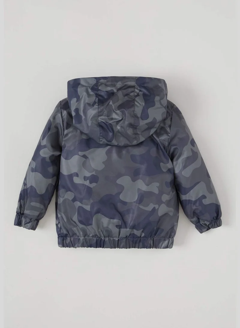DeFacto Regular Fit Camo Print Coat